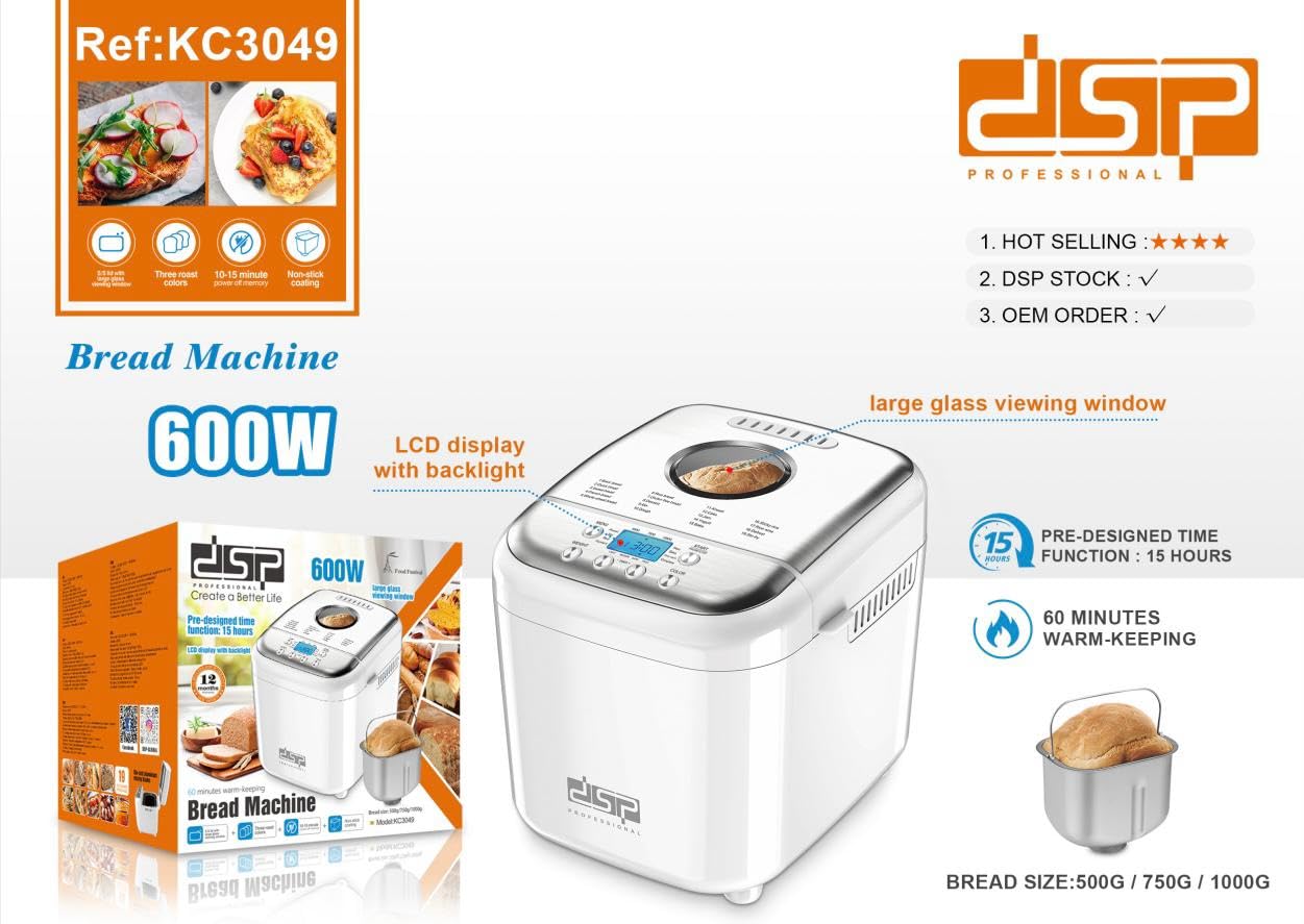 DSP KC-3049 Automatic Bread Maker
